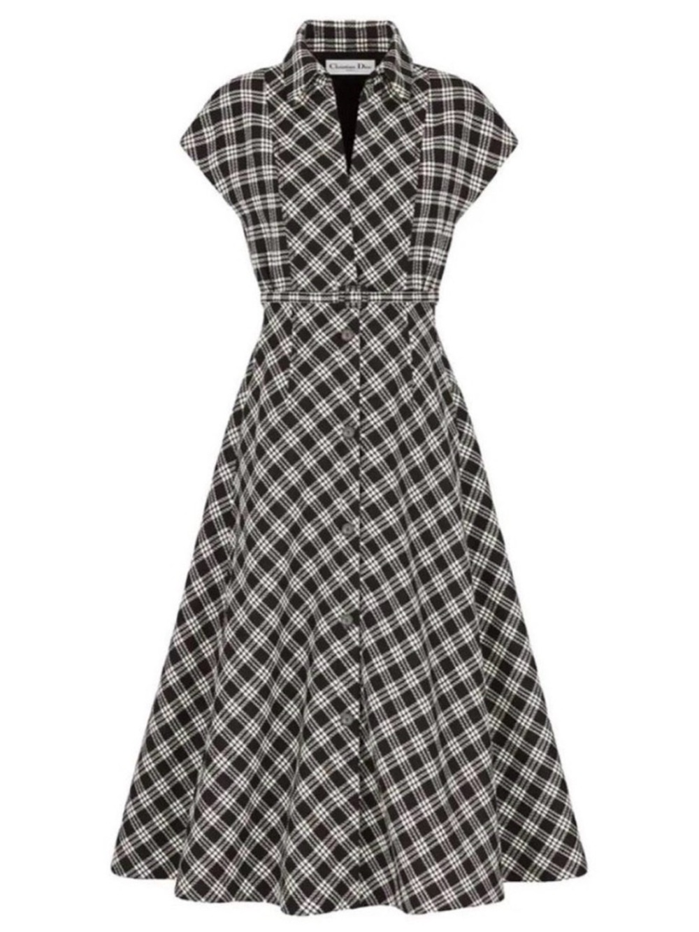 Christian Dior Virgin Wool Long Dress